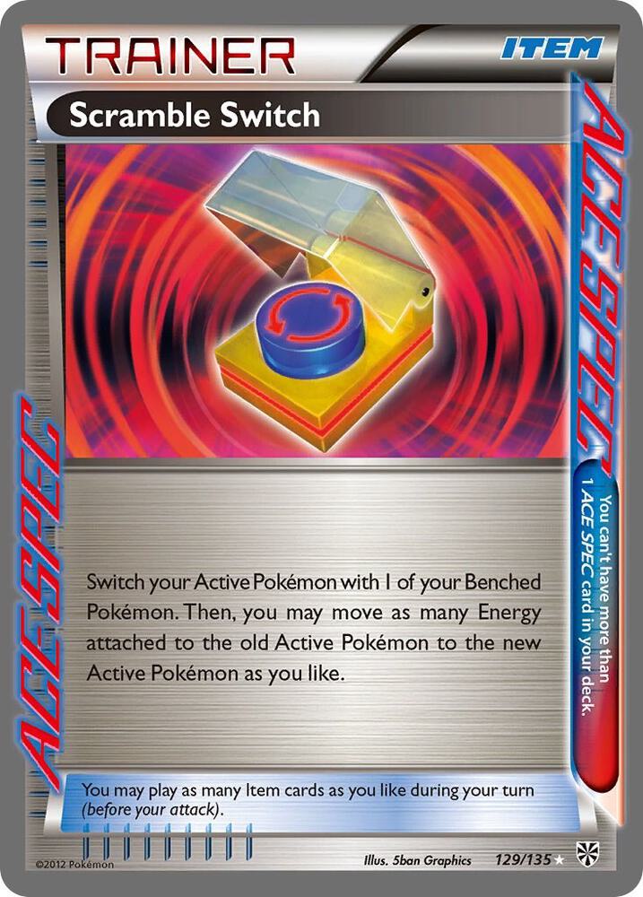 Scramble Switch 129/135 (Plasma Storm)  - Holofoil | Good Games Adelaide SA