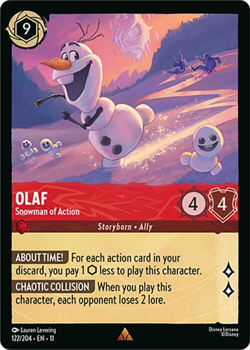 Olaf Snowman of Action 122/204 (Winterspell)  | Good Games Adelaide SA