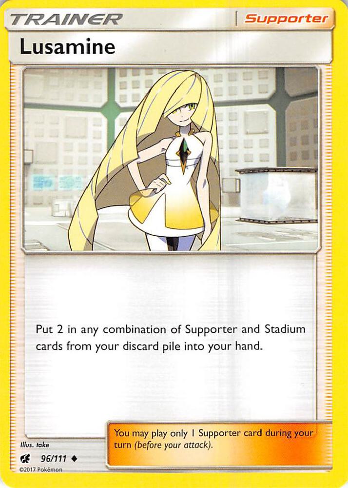 Lusamine 96/111 (SM - Crimson Invasion)  | Good Games Adelaide SA