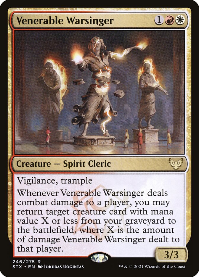 Venerable Warsinger 246 (Strixhaven: School of Mages)  - Foil | Good Games Adelaide SA
