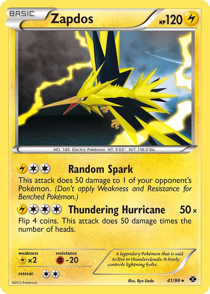 Zapdos 41/99 (Next Destinies)  - Holofoil | Good Games Adelaide SA