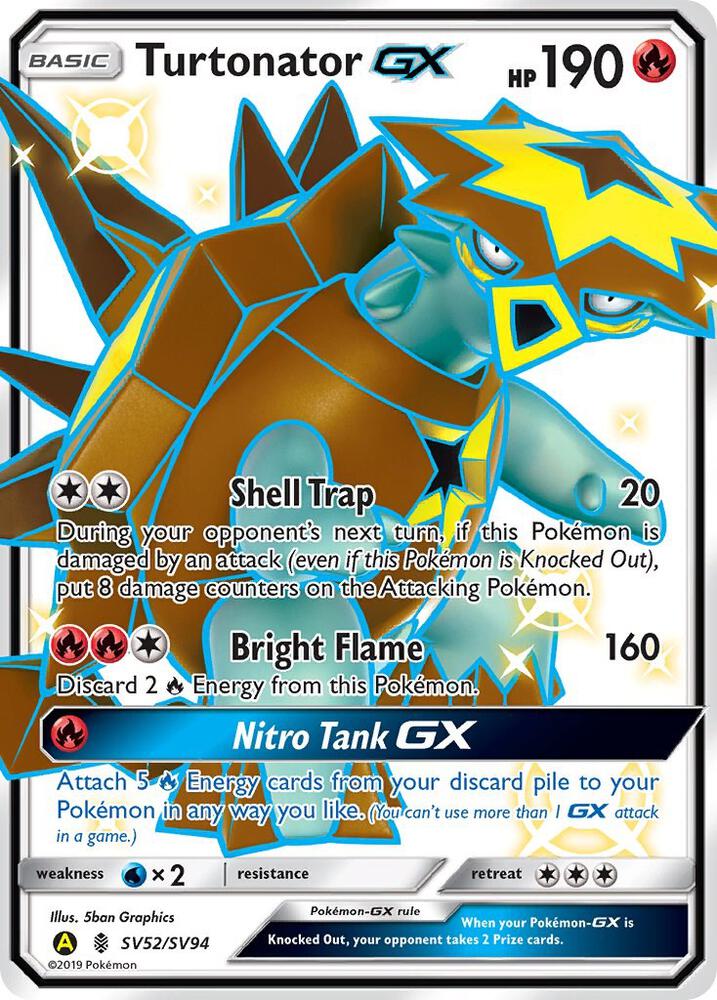 Turtonator GX SV52/SV94 (Hidden Fates: Shiny Vault)  - Holofoil | Good Games Adelaide SA
