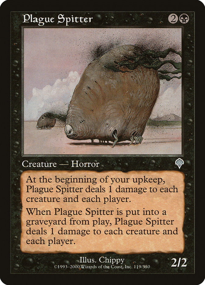 Plague Spitter 119 (Invasion)  - Foil | Good Games Adelaide SA