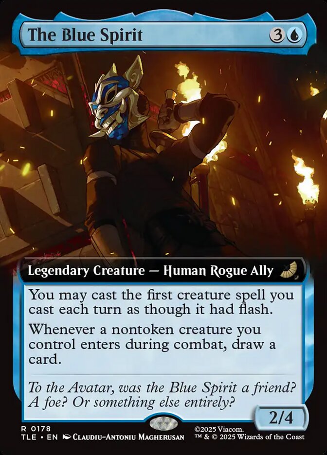 The Blue Spirit 178/0 (Avatar: The Last Airbender: Eternal-Legal)  - Extended ArtFoil | Good Games Adelaide SA