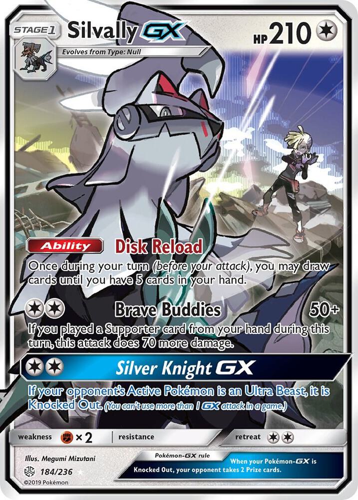 Silvally GX 184/236 (SM - Cosmic Eclipse)  - Holofoil | Good Games Adelaide SA