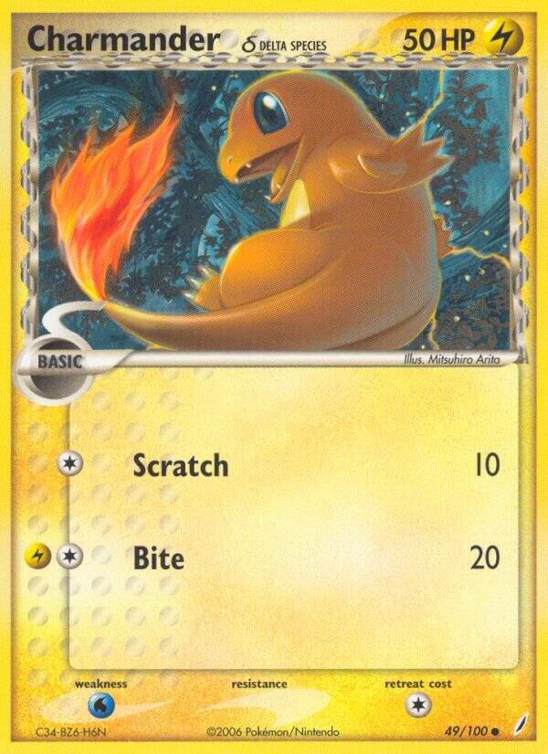 Charmander Delta Species 49/100 (Crystal Guardians)  | Good Games Adelaide SA