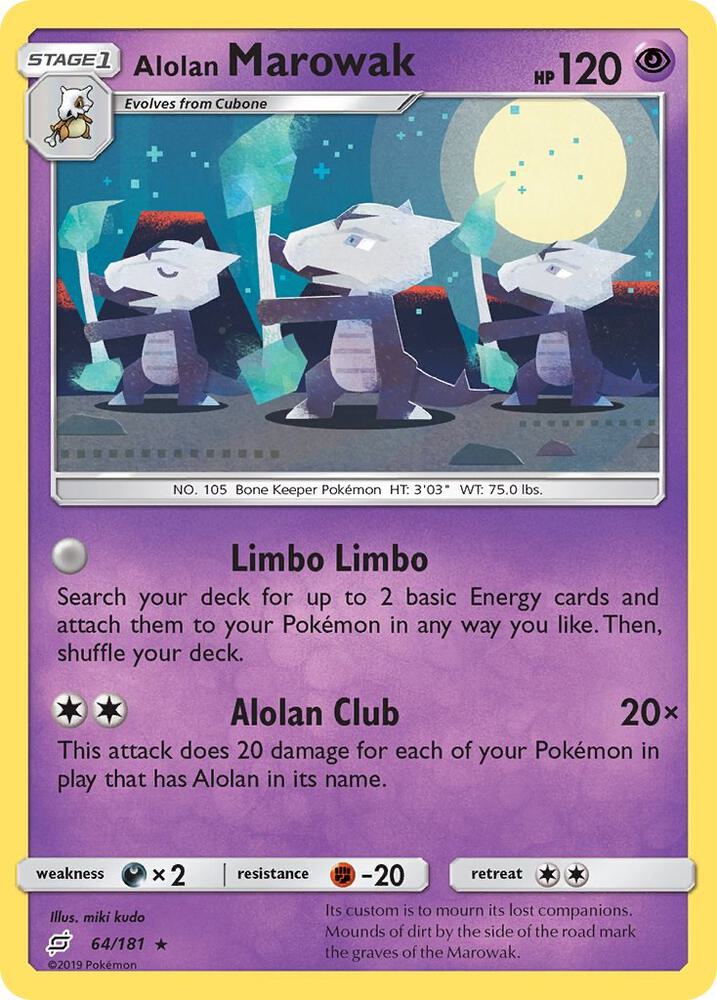 Alolan Marowak 64/181 (SM - Team Up)  | Good Games Adelaide SA