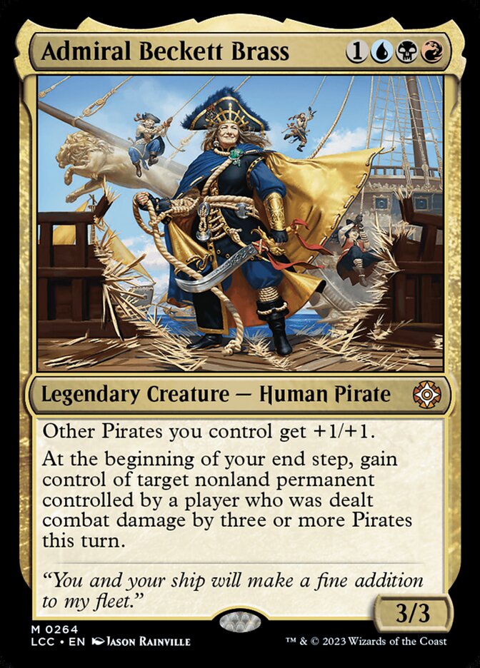 Admiral Beckett Brass 264 (Commander: The Lost Caverns of Ixalan)  | Good Games Adelaide SA
