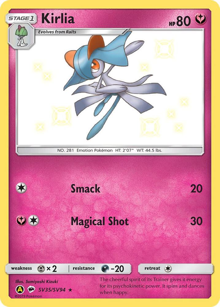 Kirlia SV35/SV94 (Hidden Fates: Shiny Vault)  - Holofoil | Good Games Adelaide SA