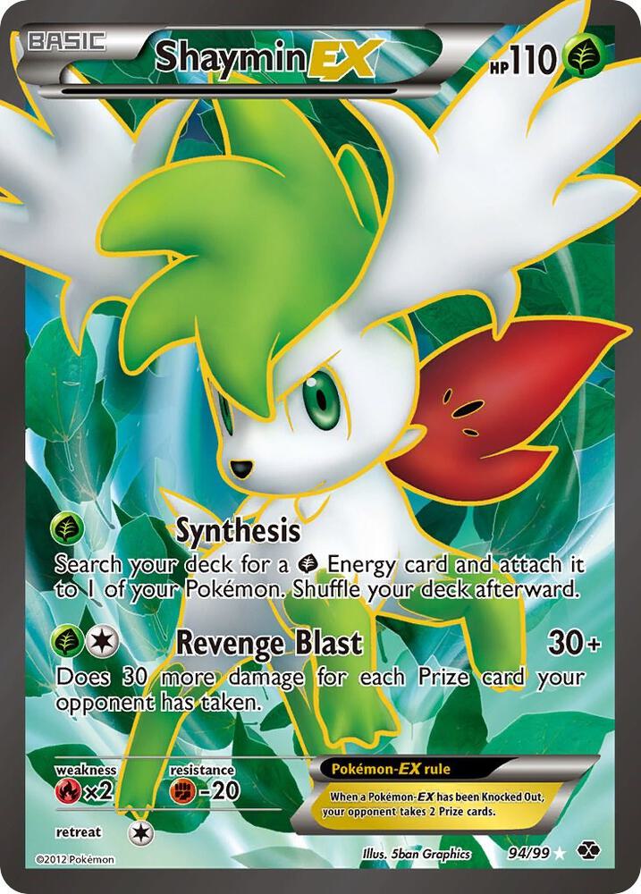 Shaymin EX Full Art 94/99 (Next Destinies)  - Holofoil | Good Games Adelaide SA