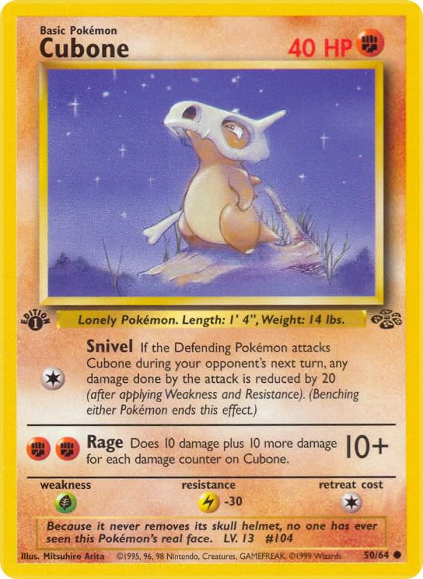 Cubone 50/64 (Jungle)  - Unlimited | Good Games Adelaide SA