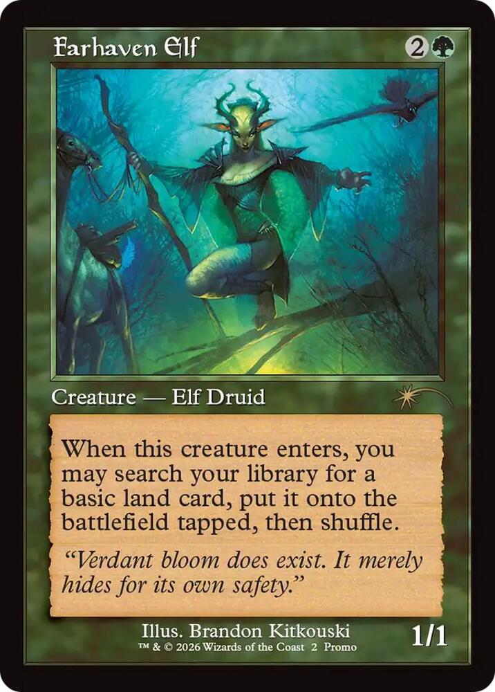 Farhaven Elf Retro Frame 2 (WPN & Gateway Promos)  | Good Games Adelaide SA