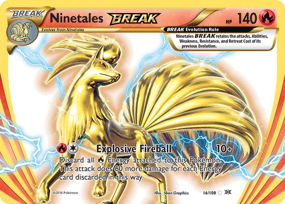 Ninetales BREAK 16/108 (XY - Evolutions)  - Holofoil | Good Games Adelaide SA