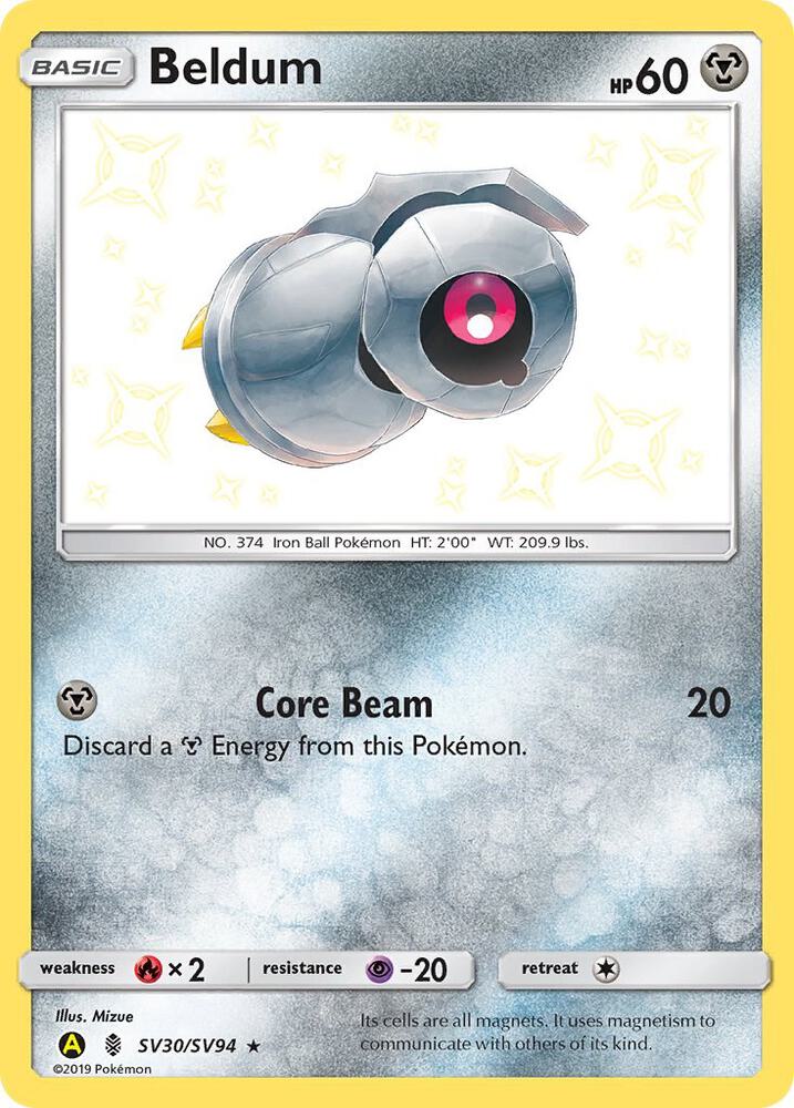 Beldum SV30/SV94 (Hidden Fates: Shiny Vault)  - Holofoil | Good Games Adelaide SA