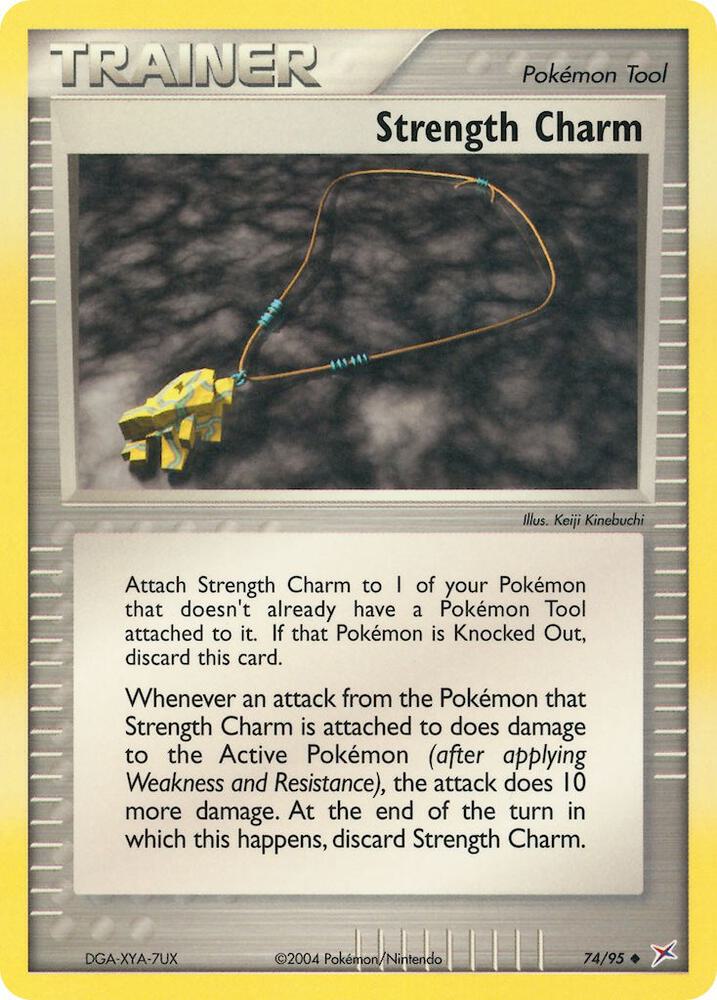 Strength Charm 74/95 (Team Magma vs Team Aqua)  - Reverse Holofoil | Good Games Adelaide SA