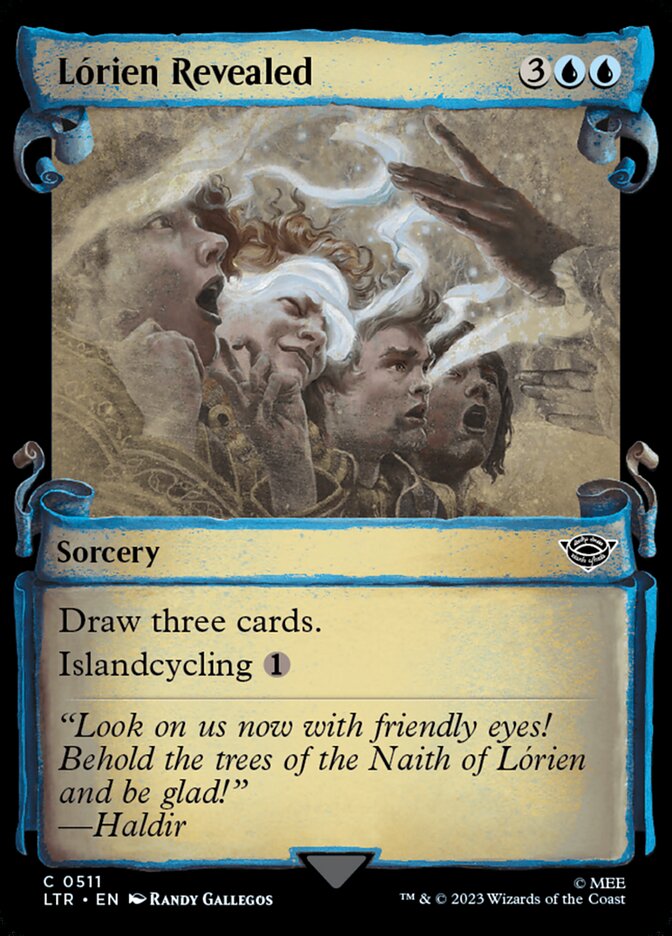 Lorien Revealed 511 (Universes Beyond: The Lord of the Rings: Tales of Middle-earth)  - Showcase Scrolls Foil | Good Games Adelaide SA