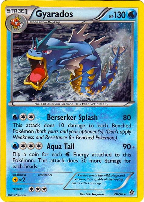 Gyarados 020/098 (Miscellaneous Cards & Products)  - Cosmos Holofoil | Good Games Adelaide SA
