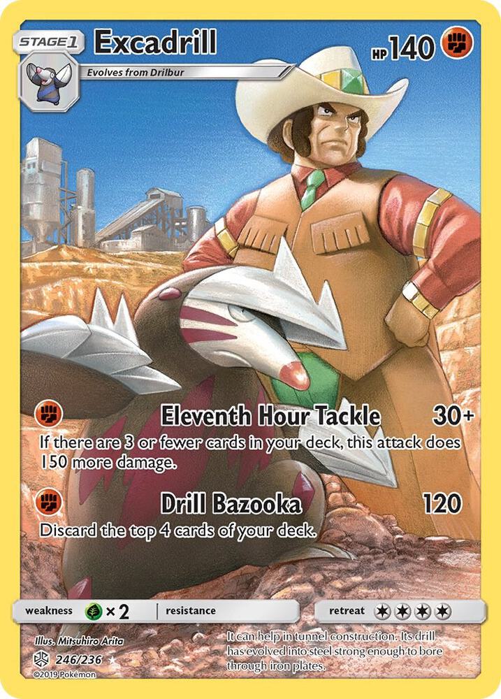 Excadrill Secret 246/236 (SM - Cosmic Eclipse)  - Holofoil | Good Games Adelaide SA