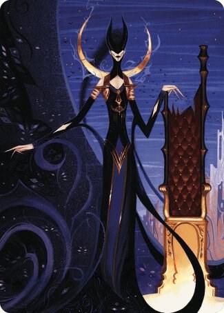 Ashiok Wicked Manipulator Art Card 57 81 57 (Art Series: Wilds of Eldraine)  | Good Games Adelaide SA