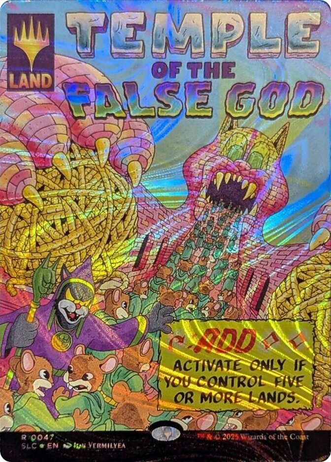 Temple of the False God 47 (Secret Lair Countdown Kit)  - Borderless Halo Foil | Good Games Adelaide SA