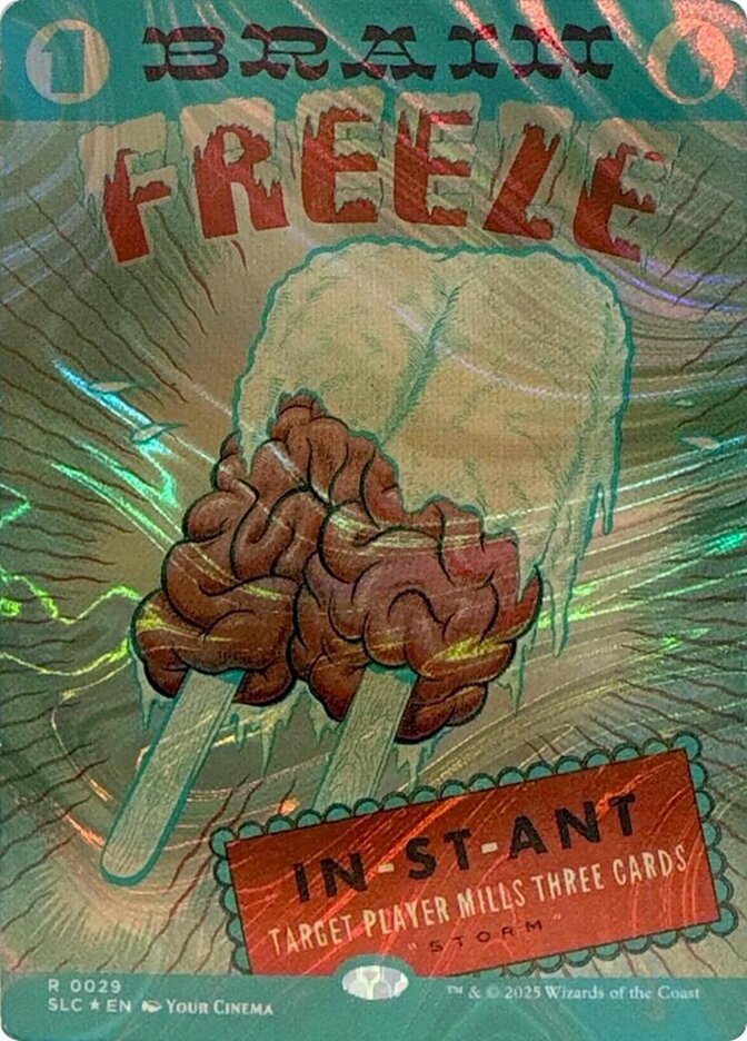 Brain Freeze 29 (Secret Lair Countdown Kit)  - Borderless Halo Foil | Good Games Adelaide SA