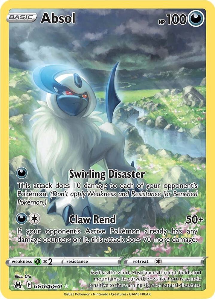 Absol GG16/GG70 (SWSH: Crown Zenith: Galarian Gallery)  - Holofoil | Good Games Adelaide SA