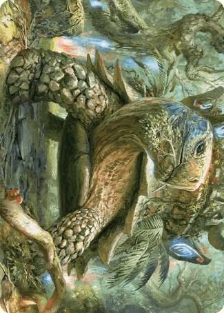 Blossoming Tortoise Art Card 24 (Art Series: Wilds of Eldraine)  | Good Games Adelaide SA