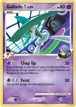 Gallade E4 20 111 DPPt Rising Rivals 020/111 (Deck Exclusives)  - Holofoil | Good Games Adelaide SA
