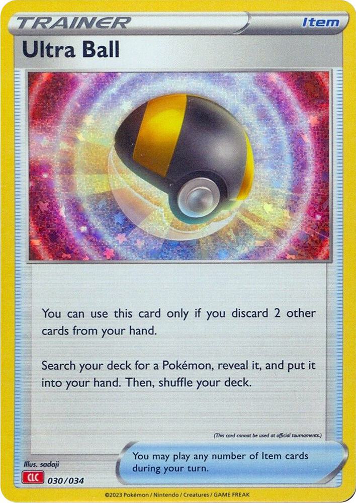 Ultra Ball CLC 030/034 (Trading Card Game Classic)  - Holofoil | Good Games Adelaide SA