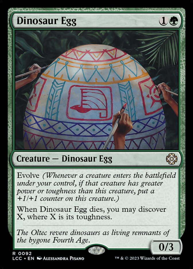 Dinosaur Egg 92 (Commander: The Lost Caverns of Ixalan)  | Good Games Adelaide SA