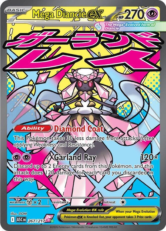 Mega Diancie ex 267/217 (ME: Ascended Heroes)  - Holofoil | Good Games Adelaide SA