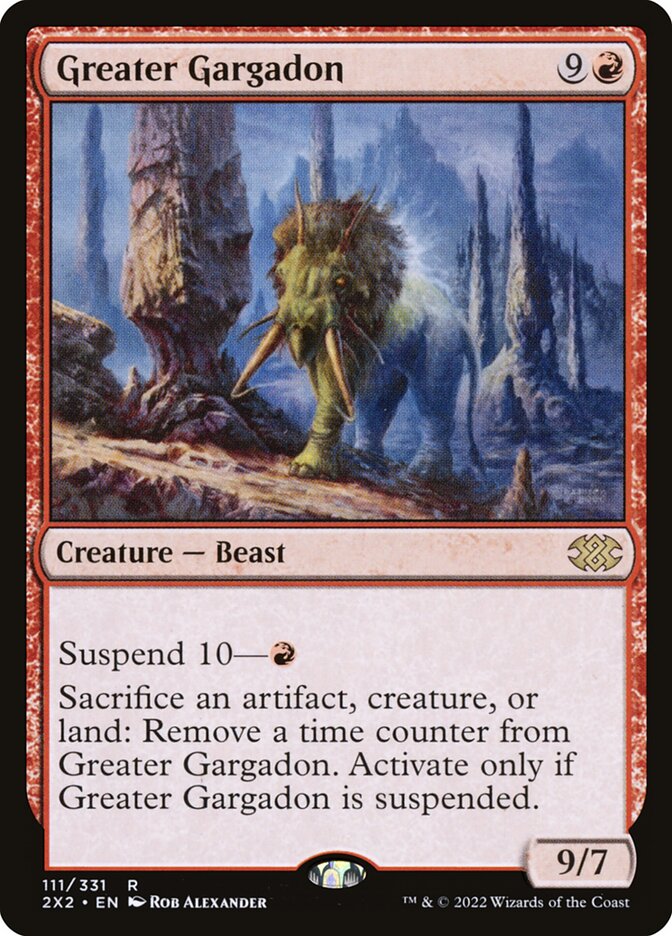 Greater Gargadon 111 (Double Masters 2022)  - Foil | Good Games Adelaide SA
