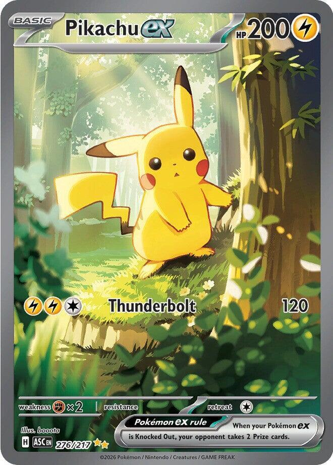 Pikachu ex 276/217 (ME: Ascended Heroes)  - Holofoil | Good Games Adelaide SA