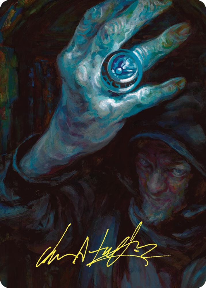 Arcane Signet Art Card Gold Stamped Signature 44 (Art Series: Commander Masters)  | Good Games Adelaide SA
