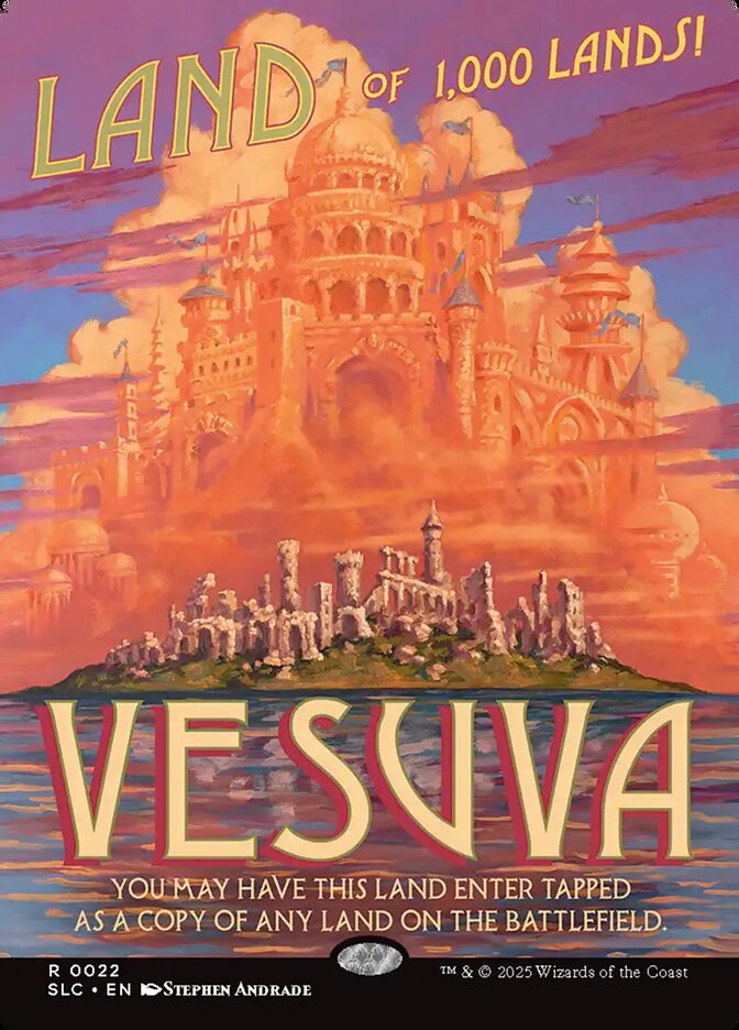 Vesuva 22 (Secret Lair Countdown Kit)  - Borderless Foil | Good Games Adelaide SA
