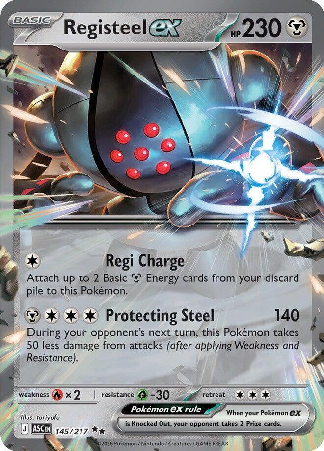Registeel ex 145/217 (ME: Ascended Heroes)  - Holofoil | Good Games Adelaide SA