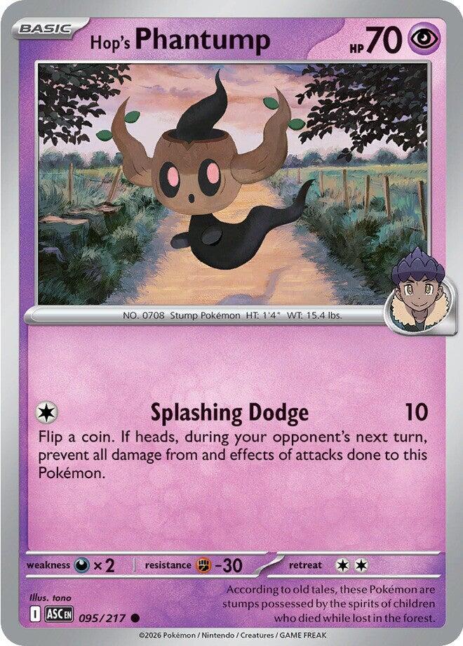 Hops Phantump 095/217 (ME: Ascended Heroes)  - Reverse Holofoil | Good Games Adelaide SA