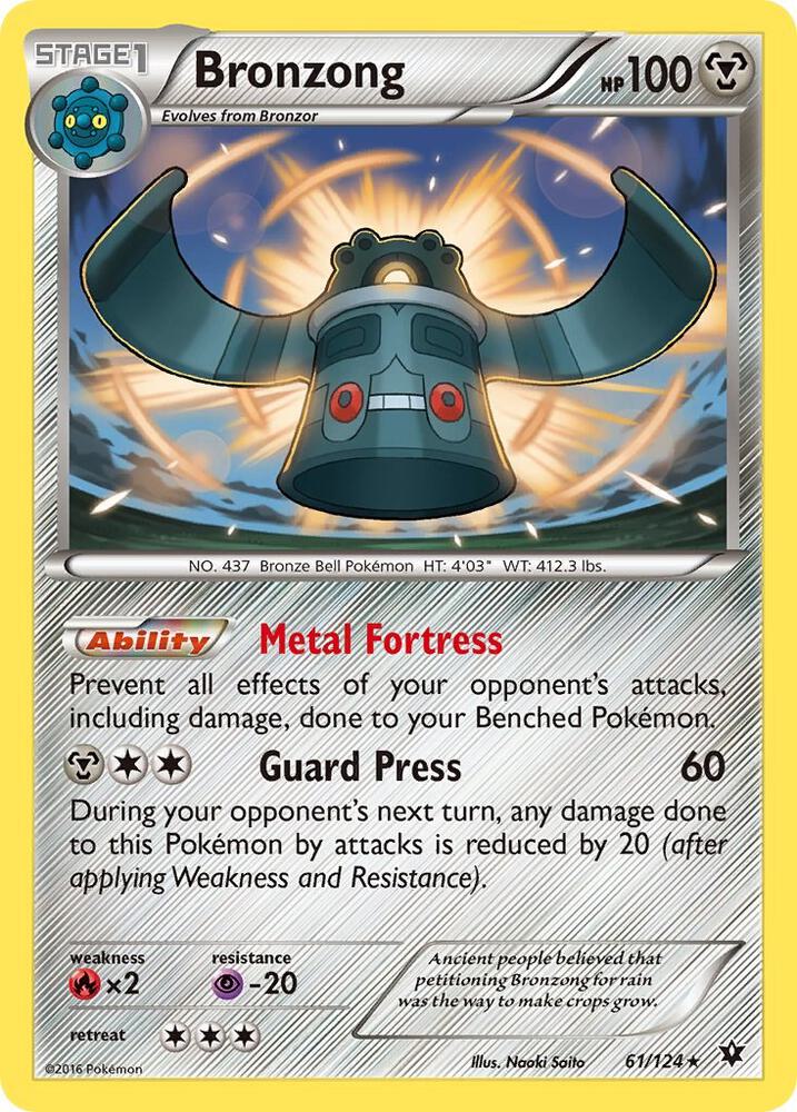 Bronzong 61/124 (XY - Fates Collide)  | Good Games Adelaide SA