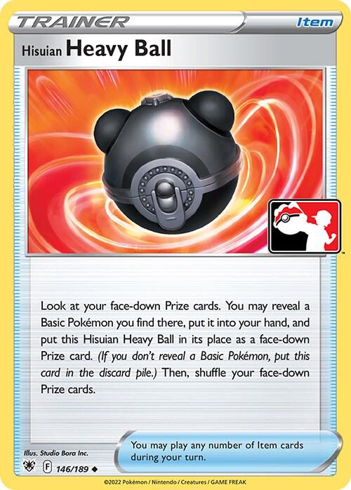 Hisuian Heavy Ball Series 3 146/189 (Prize Pack Series Cards)  - Holofoil | Good Games Adelaide SA