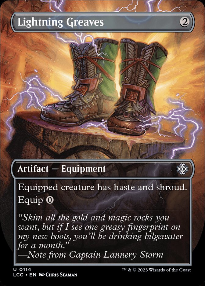 Lightning Greaves 114 (Commander: The Lost Caverns of Ixalan)  | Good Games Adelaide SA