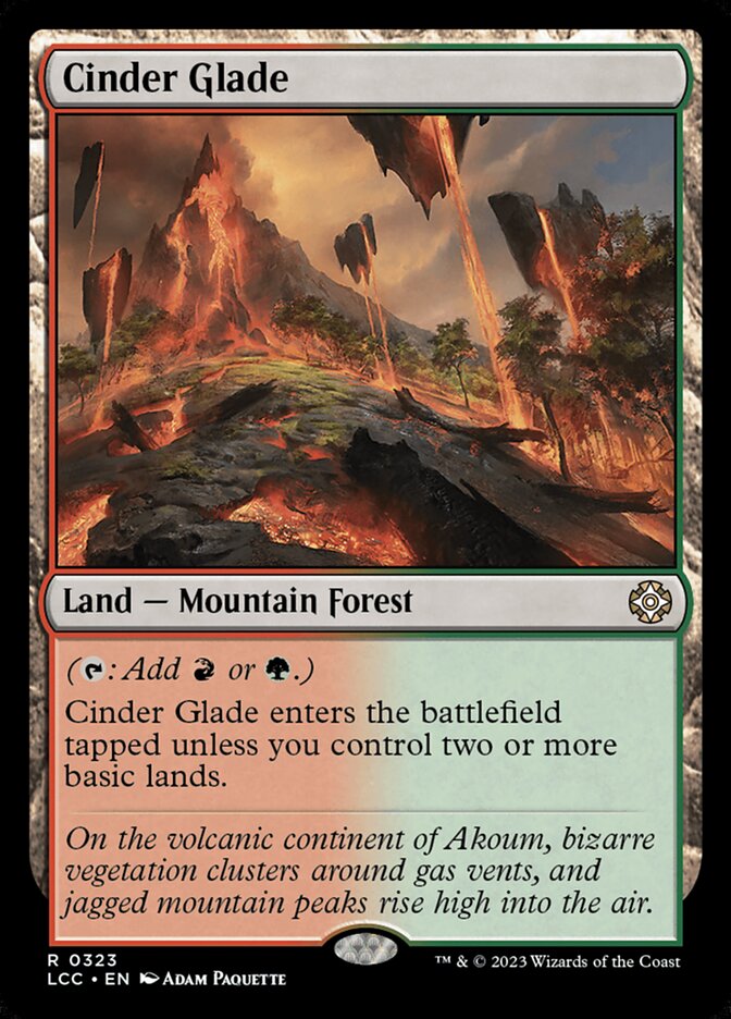 Cinder Glade 323 (Commander: The Lost Caverns of Ixalan)  | Good Games Adelaide SA