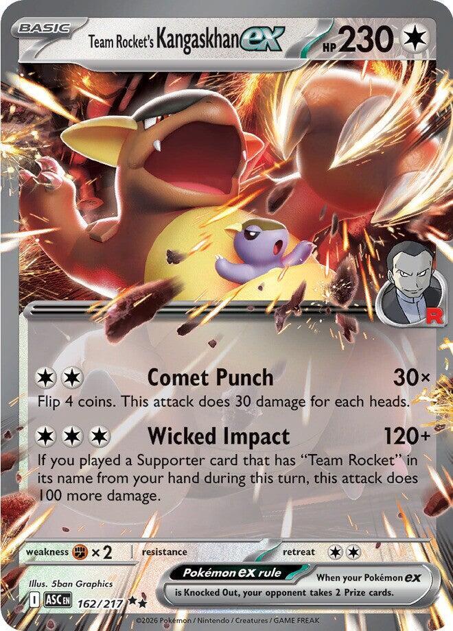 Team Rockets Kangaskhan ex 162/217 (ME: Ascended Heroes)  - Holofoil | Good Games Adelaide SA