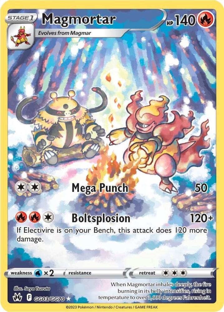 Magmortar GG03/GG70 (Crown Zenith: Galarian Gallery)  - Holofoil | Good Games Adelaide SA