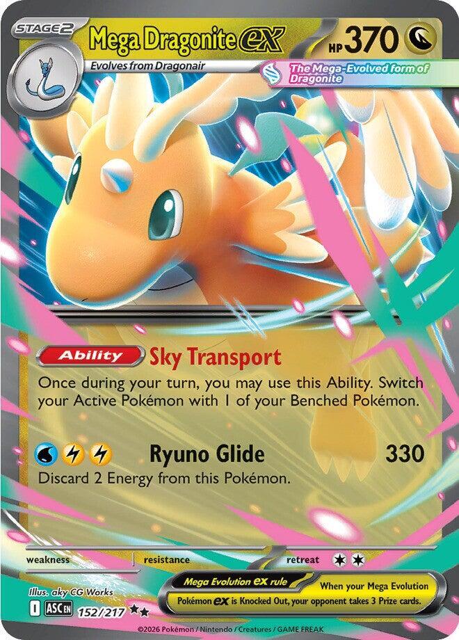 Mega Dragonite ex 152/217 (ME: Ascended Heroes)  - Holofoil | Good Games Adelaide SA