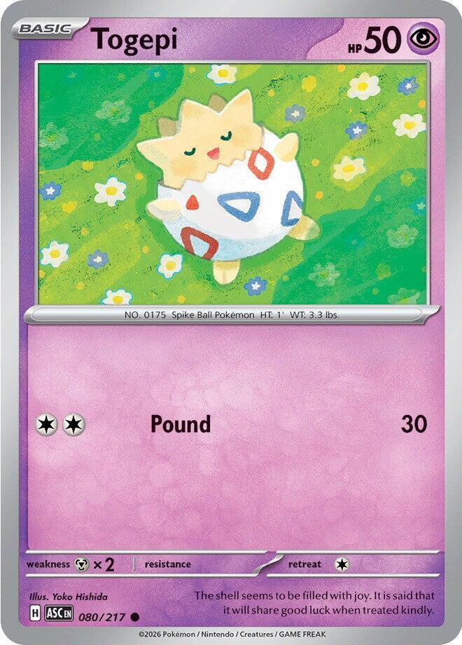 Togepi 080/217 (ME: Ascended Heroes)  | Good Games Adelaide SA