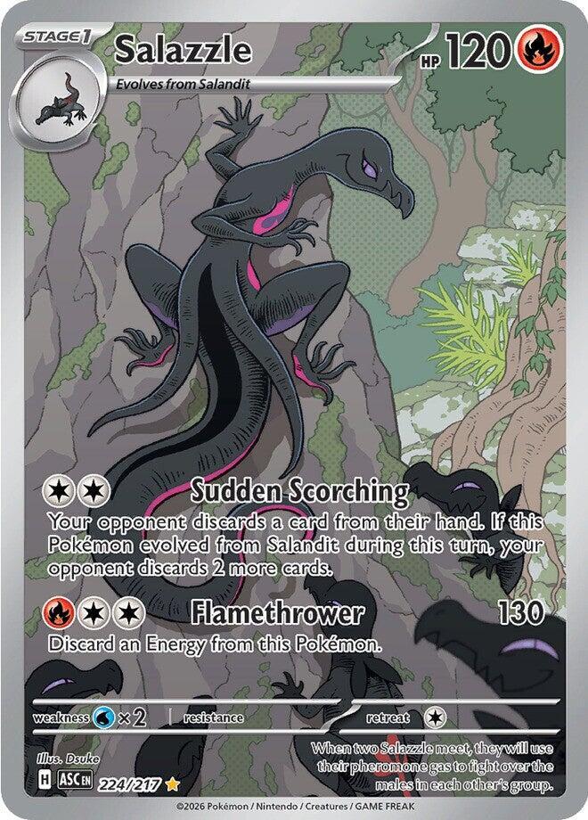 Salazzle 224/217 (ME: Ascended Heroes)  - Holofoil | Good Games Adelaide SA