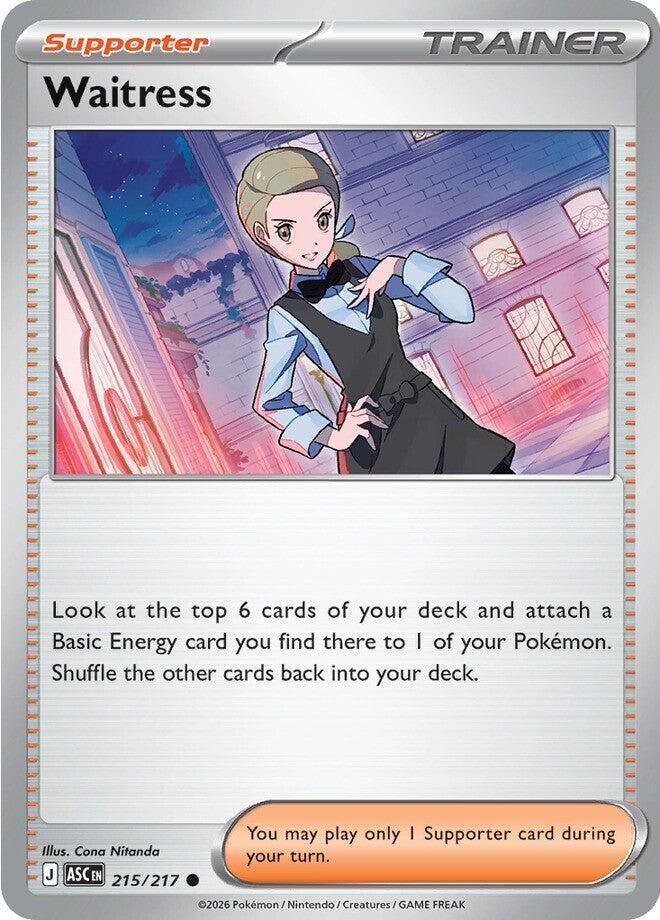 Waitress 215/217 (ME: Ascended Heroes)  - Reverse Holofoil | Good Games Adelaide SA