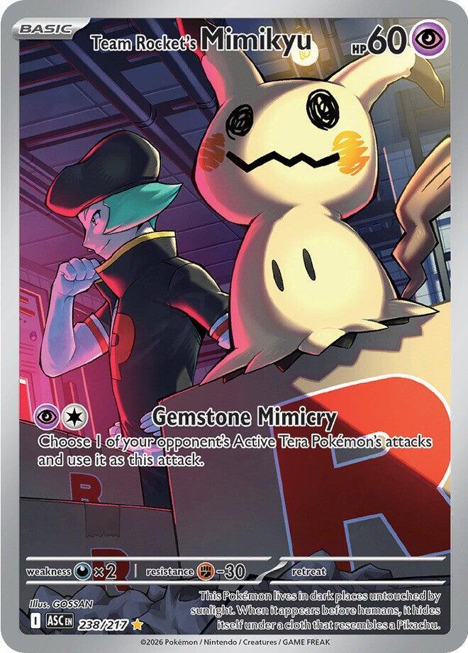 Team Rocket's Mimikyu 238/217 (ME: Ascended Heroes)  - Holofoil | Good Games Adelaide SA