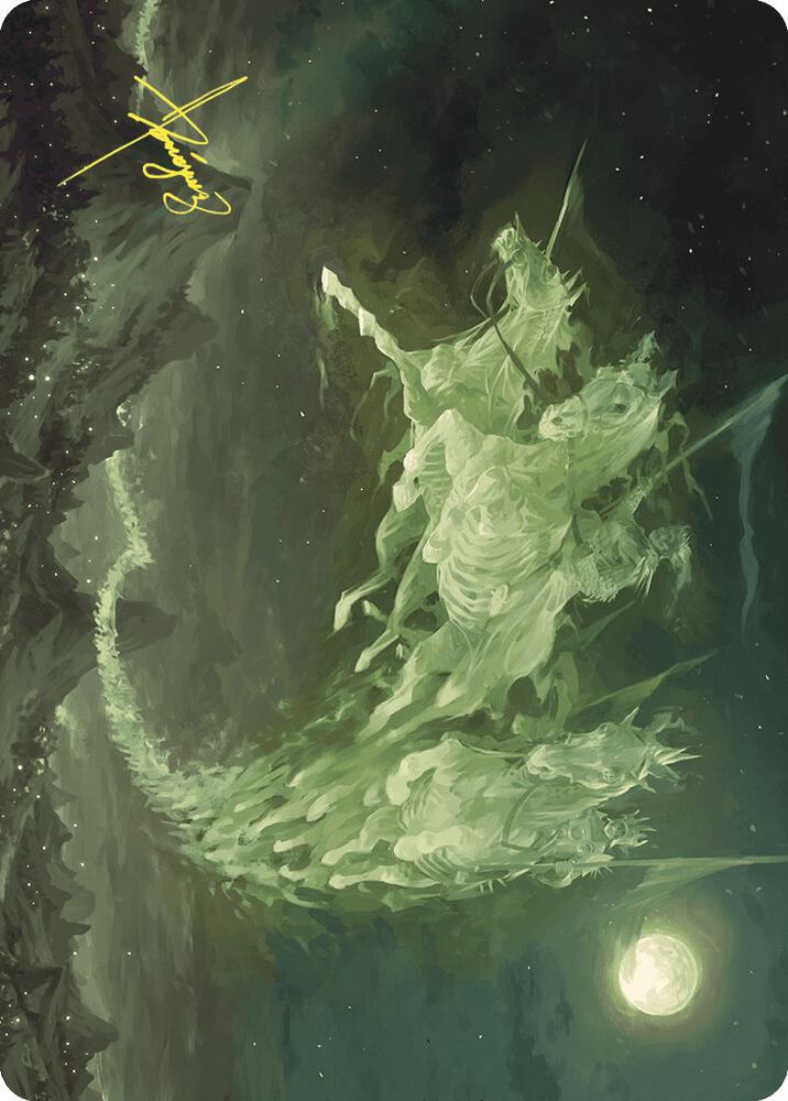 Moonshaker Cavalry Art Card Gold Stamped Signature 5 (Art Series: Wilds of Eldraine)  | Good Games Adelaide SA