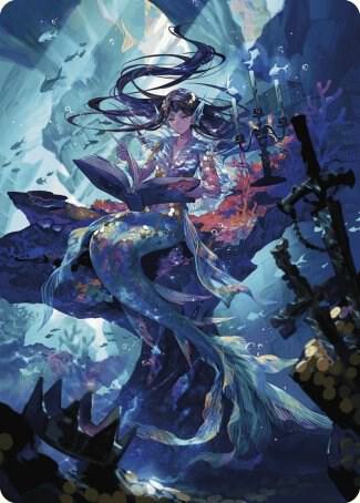 Rhystic Study Art Card 79 (Art Series: Wilds of Eldraine)  | Good Games Adelaide SA